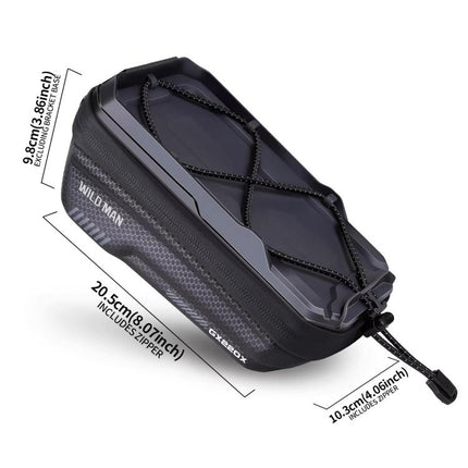 WILD MAN GX220X Mountain Bicycle EVA Hard Shell Bag Bike Front Quick Release Bracket, GX220X - DealBuddy