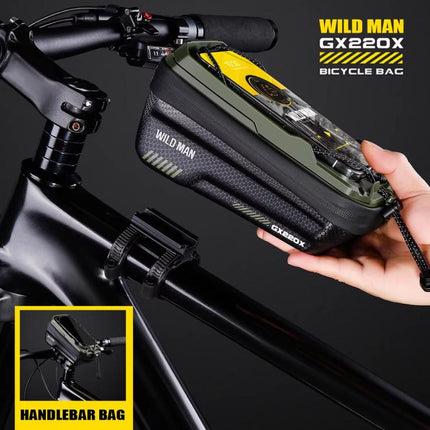 WILD MAN GX220X Mountain Bicycle EVA Hard Shell Bag Bike Front Quick Release Bracket, GX220X - DealBuddy