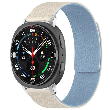xDfind Litchi Texture Magnetic Silicone Watch Band, For Samsung Galaxy Watch Ultra/Ultra 2025, For Samsung Galaxy Watch8 / 8 Classic, For Samsung Galaxy Watch 7 / 6 / 5 / FE, For Samsung Galaxy Fit3 SM-R390 - DealBuddy