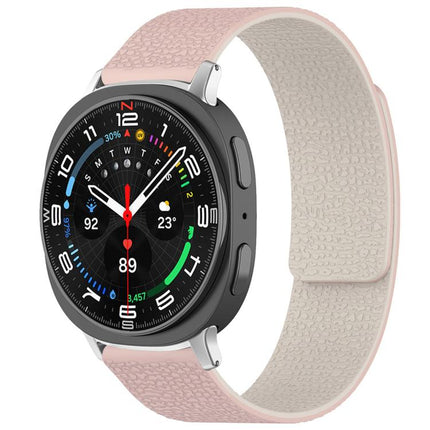 xDfind Litchi Texture Magnetic Silicone Watch Band