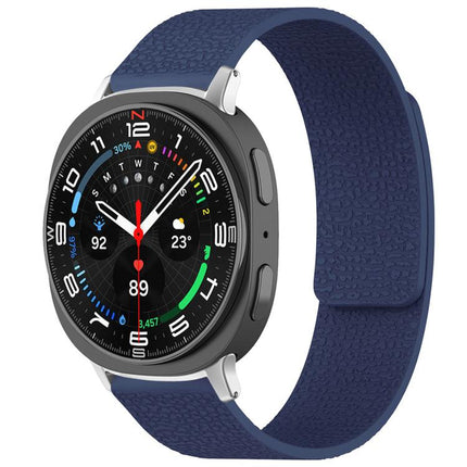 xDfind Litchi Texture Magnetic Silicone Watch Band