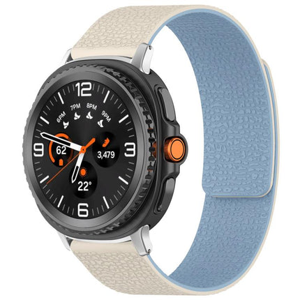 xDfind Litchi Texture Magnetic Silicone Watch Band, For Samsung Galaxy Watch Ultra/Ultra 2025, For Samsung Galaxy Watch8 / 8 Classic, For Samsung Galaxy Watch 7 / 6 / 5 / FE, For Samsung Galaxy Fit3 SM-R390 - DealBuddy