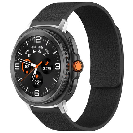 xDfind Litchi Texture Magnetic Silicone Watch Band, For Samsung Galaxy Watch Ultra/Ultra 2025, For Samsung Galaxy Watch8 / 8 Classic, For Samsung Galaxy Watch 7 / 6 / 5 / FE, For Samsung Galaxy Fit3 SM-R390 - DealBuddy