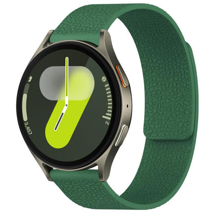 xDfind Litchi Texture Magnetic Silicone Watch Band