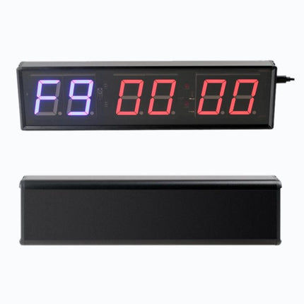 KYX--0018 Aluminum Alloy Shell 1.8 inch 6-digit LED Sports Fitness Multi-function Timer