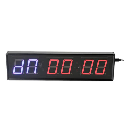 KYX--0018 Aluminum Alloy Shell 1.8 inch 6-digit LED Sports Fitness Multi-function Timer