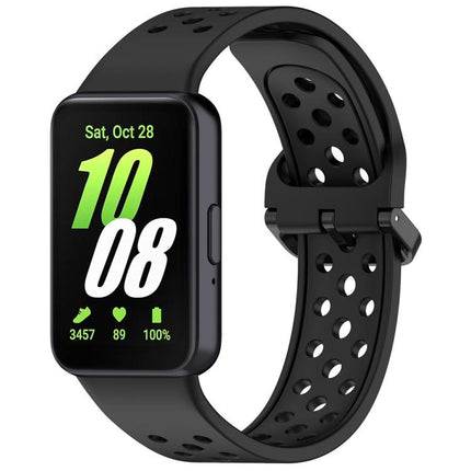 xDfind Colorful Buckle Solid Color Breathable Silicone Watch Band - DealBuddy