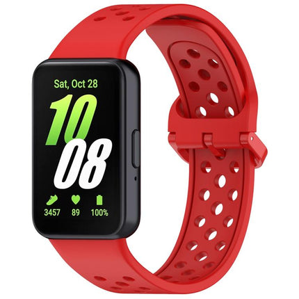 xDfind Colorful Buckle Solid Color Breathable Silicone Watch Band