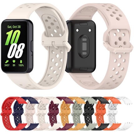 xDfind Colorful Buckle Solid Color Breathable Silicone Watch Band - DealBuddy