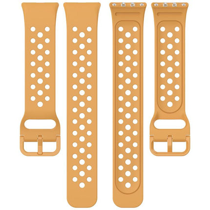 xDfind Colorful Buckle Solid Color Breathable Silicone Watch Band - DealBuddy