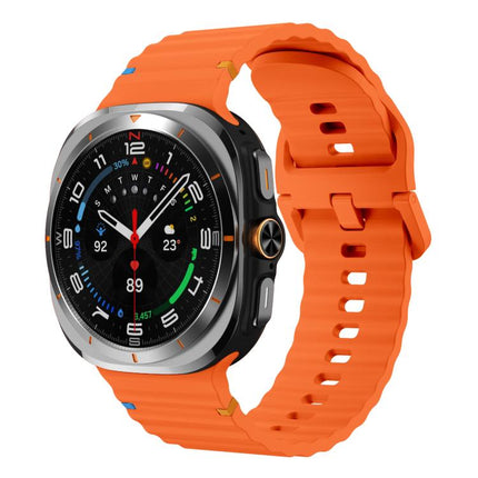 xDfind Wave Stitching Silicone Watch Band - DealBuddy