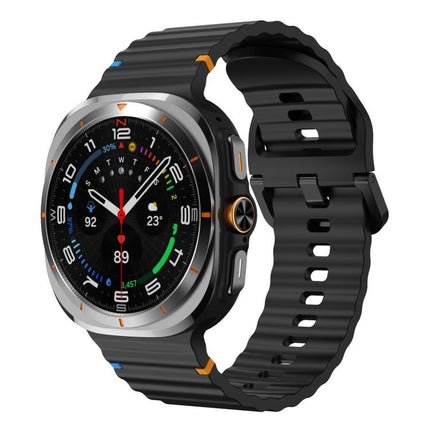 xDfind Wave Stitching Silicone Watch Band