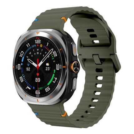 xDfind Wave Stitching Silicone Watch Band