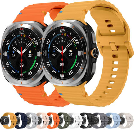 xDfind Wave Stitching Silicone Watch Band - DealBuddy