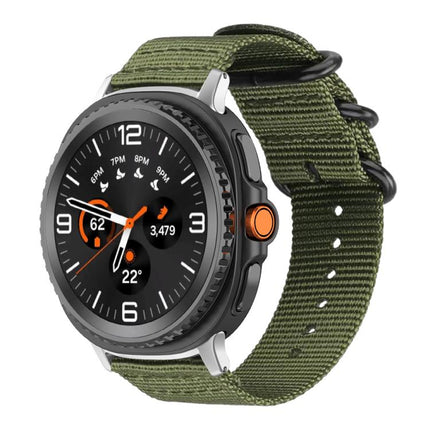 xDfind Ring Buckle Nylon Canvas Watch Band
