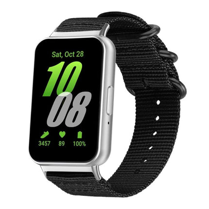 xDfind Ring Buckle Nylon Canvas Watch Band