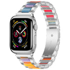 xDfind Three Beads Metal Resin Watch Band, For Apple Watch 42 / 44 / 45 / 46 / 49mm, For Apple Watch 38 / 40 / 41 / S10 42mm - DealBuddy