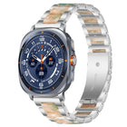 xDfind Three Beads Metal Resin Watch Band, For Samsung Galaxy Watch Ultra/Ultra 2025, For Samsung Galaxy Watch8 / 8 Classic, For Samsung Galaxy Watch 7 / 6 / 5 / FE - DealBuddy