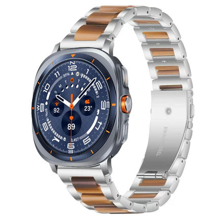 xDfind Three Beads Metal Resin Watch Band, For Samsung Galaxy Watch Ultra/Ultra 2025, For Samsung Galaxy Watch8 / 8 Classic, For Samsung Galaxy Watch 7 / 6 / 5 / FE - DealBuddy