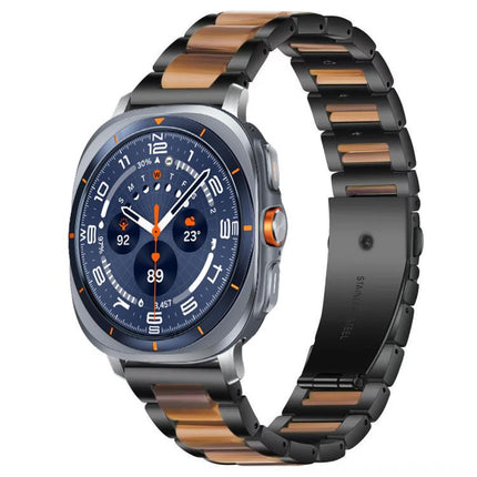 xDfind Three Beads Metal Resin Watch Band, For Samsung Galaxy Watch Ultra/Ultra 2025, For Samsung Galaxy Watch8 / 8 Classic, For Samsung Galaxy Watch 7 / 6 / 5 / FE - DealBuddy