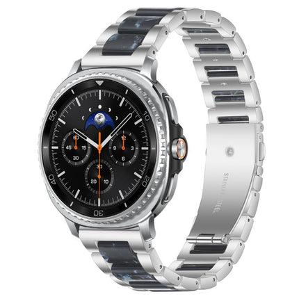 xDfind Three Beads Metal Resin Watch Band, For Samsung Galaxy Watch Ultra/Ultra 2025, For Samsung Galaxy Watch8 / 8 Classic, For Samsung Galaxy Watch 7 / 6 / 5 / FE - DealBuddy