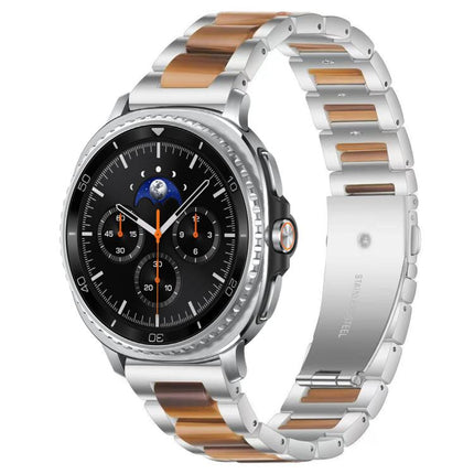 xDfind Three Beads Metal Resin Watch Band, For Samsung Galaxy Watch Ultra/Ultra 2025, For Samsung Galaxy Watch8 / 8 Classic, For Samsung Galaxy Watch 7 / 6 / 5 / FE - DealBuddy