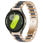 For Samsung Galaxy Watch 7 / 6 / 5 / FE / Rose Gold Blue