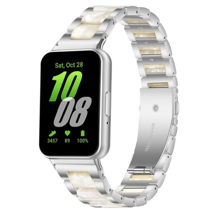 xDfind Three Beads Metal Resin Watch Band, For Samsung Galaxy Fit3 SM-R390 - DealBuddy