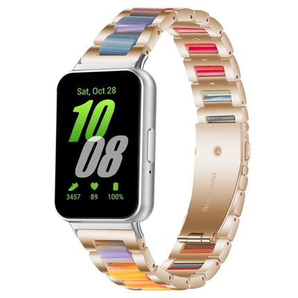 xDfind Three Beads Metal Resin Watch Band, For Samsung Galaxy Fit3 SM-R390 - DealBuddy