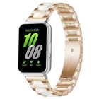 xDfind Three Beads Metal Resin Watch Band, For Samsung Galaxy Fit3 SM-R390 - DealBuddy