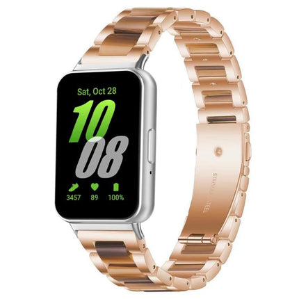 xDfind Three Beads Metal Resin Watch Band, For Samsung Galaxy Fit3 SM-R390 - DealBuddy
