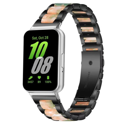 xDfind Three Beads Metal Resin Watch Band, For Samsung Galaxy Fit3 SM-R390 - DealBuddy