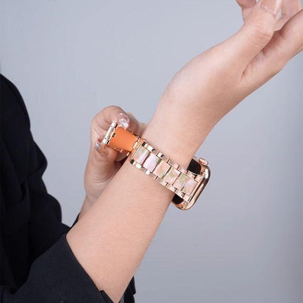 xDfind Three Beads Metal Resin Watch Band, For Samsung Galaxy Fit3 SM-R390 - DealBuddy