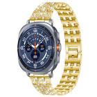 xDfind Five Beads Full Diamond Metal Watch Band