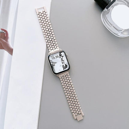 xDfind Fish Scale Texture Metal Watch Band, For Apple Watch 42 / 44 / 45 / 46 / 49mm, For Apple Watch 38 / 40 / 41 / S11 42mm - DealBuddy