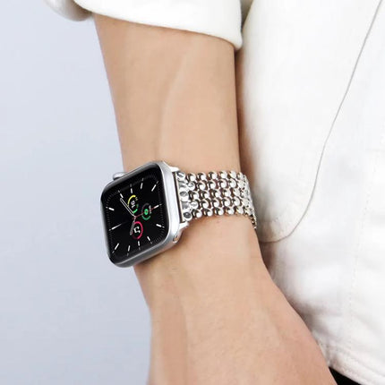 xDfind Fish Scale Texture Metal Watch Band, For Apple Watch 42 / 44 / 45 / 46 / 49mm, For Apple Watch 38 / 40 / 41 / S11 42mm - DealBuddy