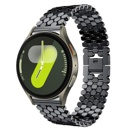 xDfind Fish Scale Texture Metal Watch Band, For Samsung Galaxy Watch Ultra/Ultra 2025, For Samsung Galaxy Watch8 / 8 Classic, For Samsung Galaxy Watch7 / FE / 6 / 5 / 4, For Samsung Galaxy Fit3 - DealBuddy