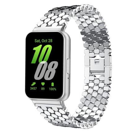 xDfind Fish Scale Texture Metal Watch Band, For Samsung Galaxy Watch Ultra/Ultra 2025, For Samsung Galaxy Watch8 / 8 Classic, For Samsung Galaxy Watch7 / FE / 6 / 5 / 4, For Samsung Galaxy Fit3 - DealBuddy