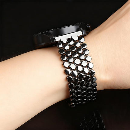 xDfind Fish Scale Texture Metal Watch Band