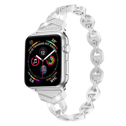 xDfind Diamond Stainless Steel Watch Band, For Apple Watch 42 / 44 / 45 / 46 / 49mm, For Apple Watch 38 / 40 / 41 / S10 42mm - DealBuddy