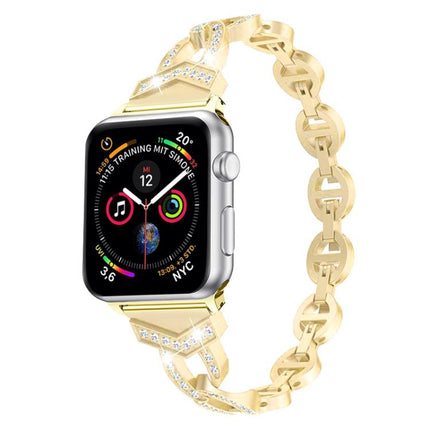 xDfind Diamond Stainless Steel Watch Band, For Apple Watch 42 / 44 / 45 / 46 / 49mm, For Apple Watch 38 / 40 / 41 / S10 42mm - DealBuddy