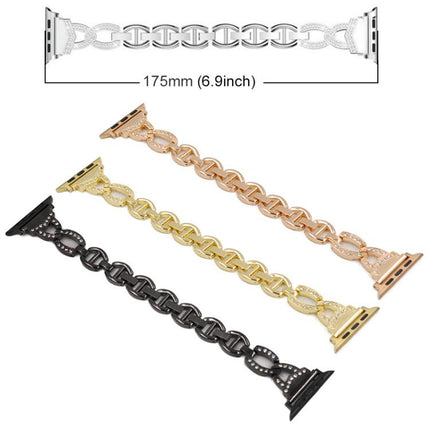 xDfind Diamond Stainless Steel Watch Band, For Apple Watch 42 / 44 / 45 / 46 / 49mm, For Apple Watch 38 / 40 / 41 / S10 42mm - DealBuddy