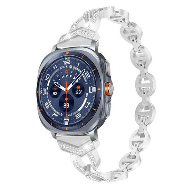 xDfind Diamond Stainless Steel Watch Band