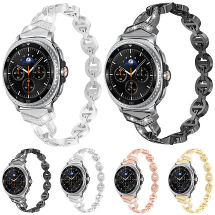 xDfind Diamond Stainless Steel Watch Band, For Samsung Galaxy Watch Ultra/Ultra 2025, For Samsung Galaxy Watch8 / 8 Classic - DealBuddy