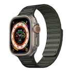 Cylinder Magnetic Two-color Loop Silicone Watch Band