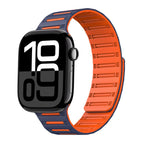 For Apple Watch 42mm / 41mm / 40mm / 38mm / Midnight Blue Orange