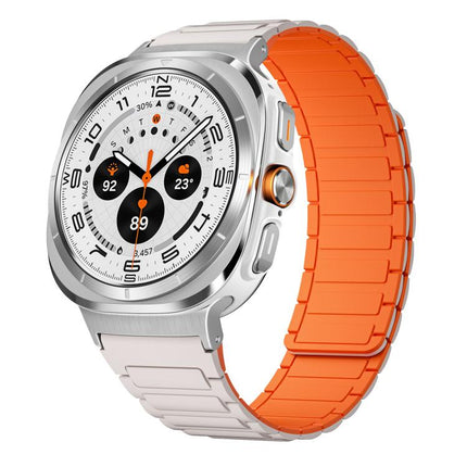 xDfind I-shaped Magnetic Silicone Watch Band, For Samsung Galaxy Watch Ultra / Ultra 2025, For Samsung Galaxy Watch8 / 8 Classic - DealBuddy