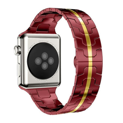xDfind Butterfly Buckle Stainless Steel Watch Band, For Apple Watch 42 / 44 / 45 / 46 / 49mm, For Apple Watch 38 / 40 / 41 / S10 42mm - DealBuddy