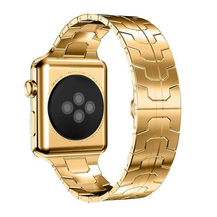 xDfind Butterfly Buckle Stainless Steel Watch Band, For Apple Watch 42 / 44 / 45 / 46 / 49mm, For Apple Watch 38 / 40 / 41 / S10 42mm - DealBuddy