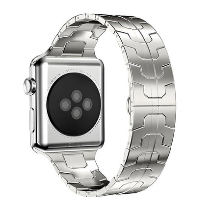 xDfind Butterfly Buckle Stainless Steel Watch Band, For Apple Watch 42 / 44 / 45 / 46 / 49mm, For Apple Watch 38 / 40 / 41 / S10 42mm - DealBuddy